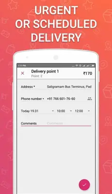 Wefast — Courier Delivery Service android App screenshot 1